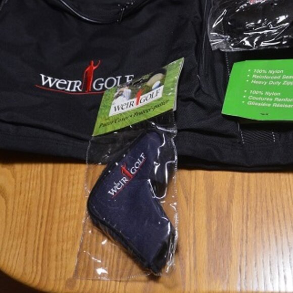GOLF BAG  COVER Canada’s #1 Masters Green Jacket Mike Weir Nylon Bag Cover - Picture 2 of 8
